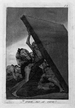 Lot 5319, Auction  103, Goya, Francisco de, Y aun no se van!
