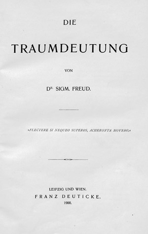 Lot 512, Auction  105, Freud, Sigmund, Die Traumdeutung