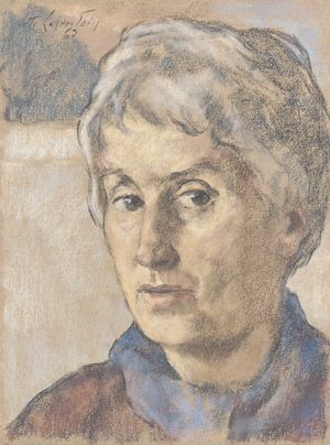 Lot 7320, Auction  105, Laserstein, Lotte, Portrait einer grauhaarigen Dame
