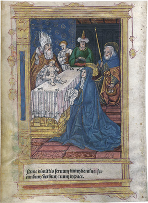 Lot 1007, Auction  106, Stundenbuchminiaturen, 4 Miniaturen aus einem gedruckten Stundenbuch