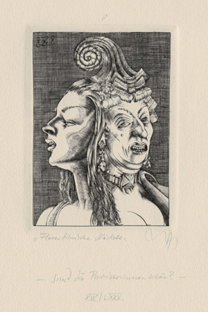 Lot 3407, Auction  108, Heine, Heinrich und Zettl, Baldwin - Illustr., Florentinische Nächte