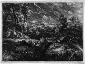 Lot 5422, Auction  111, Bolswert, Schelte Adams, Landschaft mit Philemon und Baucis