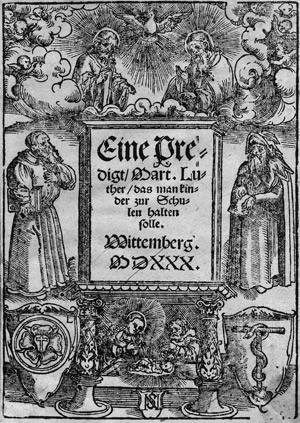 Los 562 - Luther, Martin - Eine Predigt, das man kinder zur Schulen halten solle.  - 0 - thumb