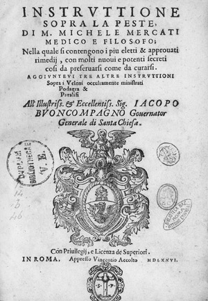 Los 569 - Mercati, Michele - Instruttione sopra la peste - 0 - thumb
