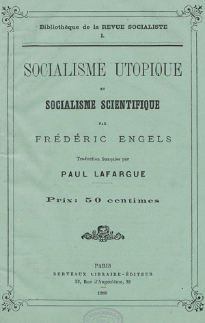 Los 1201 - Engels Friedrich - Socialisme utopique et Socialisme scientifique - 0 - thumb