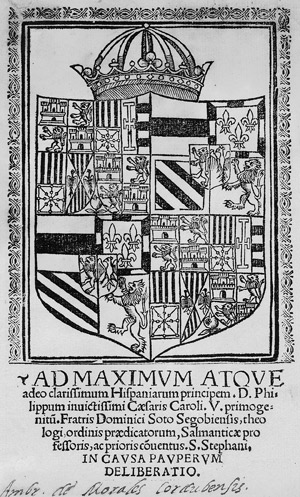 Los 2022 - Soto, Domingo de - Ad maximum atque adeo clarissimum Hispaniarum principem in cavsa pauperum deliberatio - 0 - thumb