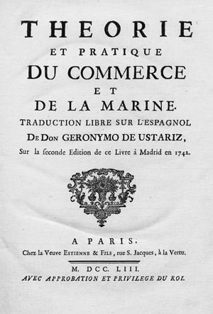 Los 2038 - Ustariz, Geronymo de - Théorie et pratique du commerce et de la Marine.  - 0 - thumb