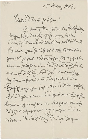 Los 2697 - Thoma, Hans - Konvolut von 24 Briefen - 0 - thumb