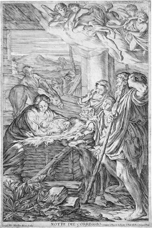 Los 5633 - Mitelli, Giuseppe Maria - Die Anbetung der Hirten - 0 - thumb