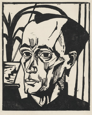 Los 7148 - Heckel, Erich - Selbstbildnis/Bildnis E. H. - 0 - thumb