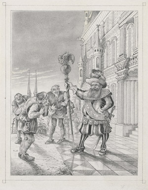 Lot 524, Auction  113, Brentano, Clemens, "Sechs Original Illustrationen zu dem Märchen: Gockel, Hinkel
