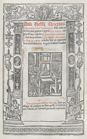 Lot 1129, Auction  113, Gellius, Aulus, Noctium atticarum libri undeviginti