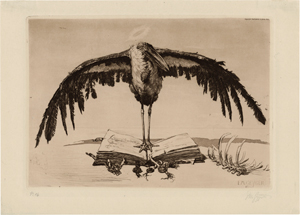 Lot 5395, Auction  117, Geyger, Ernst Moritz, Marabu am Strand