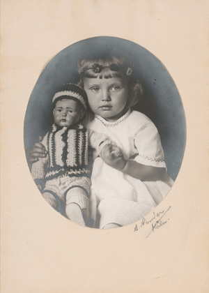 Lot 4295, Auction  121, Sander, August, Portrait of a girl with her doll