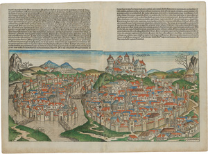Lot 1024, Auction  122, Schedel, Hartmann, Veduten osteuropäischer Städte aus dem "Liber chronicarum"