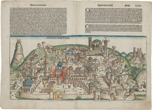 Lot 1030, Auction  122, Schedel, Hartmann, Veduten antiker Städte aus dem "Liber chronicarum"