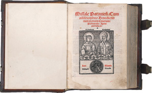 Lot 1432, Auction  122, Missale Pataviense, Cum additionibus Benedictio num Cereorum 