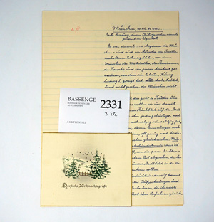 Lot 2331, Auction  122, Roth, Eugen, 2 Manuskripte