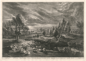 Lot 5528, Auction  122, Bolswert, Schelte Adams, Landschaft mit Schafen