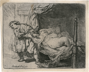 Lot 5669, Auction  122, Rembrandt Harmensz. van Rijn, Joseph und Potiphars Weib