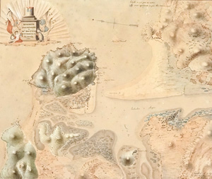 Los 91 - Cortijo, Santiago - Karte von Santona. Zeichnung. 1824 - 0 - thumb