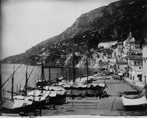 Los 101 - Italien - Fotoalbum mit 98 originalen Vintage-Fotografien. Italien um 1900. - Privates Fotoalbum mit Reiseaufnahmen von Amalfi, Florenz, Pisa, Pompeji, Rom, Taormina, Venedig und weitere - 0 - thumb