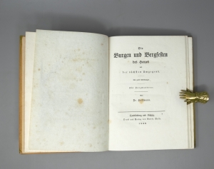 Los 175 - Hoffmann, Friedrich August - Die Burgen und Bergfesten des Harzes und der nächsten Umgegend. Quedlinburg und Leipzig, Basse, 1836. - Einzige Ausgabe - 2 - thumb