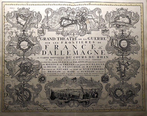 Los 179 - L'Isle, Guillaume de - Grand Theatre de la Guerre. 4 grenzkolorierte Kupfertafeln. Amsterdam, J. Covens und C. Mortier, 1742 - 0 - thumb