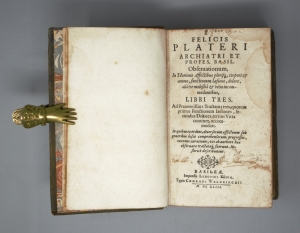 Los 324 - Platter, Felix - Observationum ... libri tres. Basel, König, 1614 - 1 - thumb