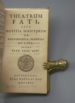 Los 449 - Arpe, Peter Friedrich - Sammelband mit drei Okkulten Werken. Verschiedene Orte und Drucker, 1712-1717 - 7 - thumb