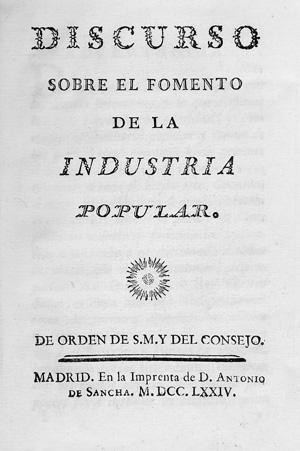 Lot 466, Auction  125, Campomanes, P. Rodriguez de, Discurso sobre el formento de la industria. 1774