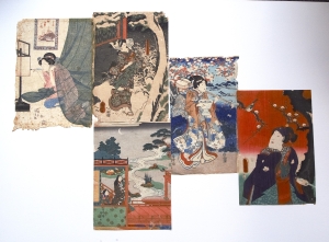 Los 516 - Bijin-ga - Sammlung von 36 Ukiyo-e Farbholzschnitten verschiedener Künstler. Tokio 1831-1866 - 3 - thumb