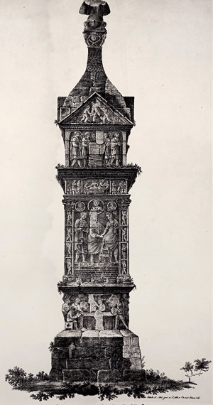Lot 881, Auction  125, Hawich, Christoph, Abbildung des Römischen Monuments in Igel. Trier, Selbstverlag, 1826. - Seltene einzige Ausgabe
