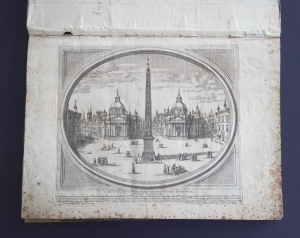 Los 900 - Prospectives des palais et jardins en Italie et en France - Sammelband mit 60 Kupfertafeln. Italien und Frankreich, um 1680. Sammelband mit teils prächtigen Darstellungen barocker Gartenanlagen und Paläste in Frankreich und Italien, gestochen zumeist von Künstlern wie Johann Battista Falda, Dominique Barrière, Arn - 2 - thumb