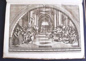 Los 904 - Aquila, Francesco Faraone und Raffael Santi d'Urbino - Picturae Raphaelis sanctij urbinatis. Rom, Sohn Dominico De Rossi, 1722. -Erste Ausgabe - 5 - thumb