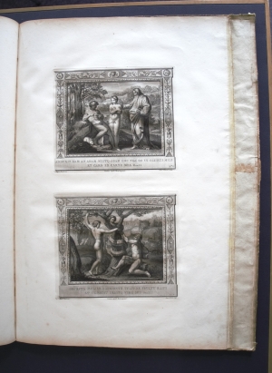 Los 904 - Aquila, Francesco Faraone und Raffael Santi d'Urbino - Picturae Raphaelis sanctij urbinatis. Rom, Sohn Dominico De Rossi, 1722. -Erste Ausgabe - 6 - thumb