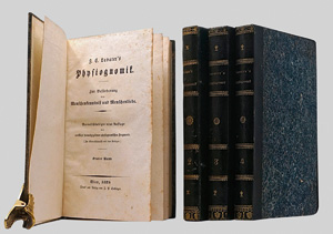 Lot 1646, Auction  125, Lavater, Johann Caspar, Physiognomik. Wien, J. P. Sollinger, 1829. - Gekürzte Wiener Ausgabe