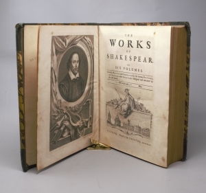 Los 1721 - Shakespeare, William - The works in six volumes. Oxford, Theater, 1744. - Vollständige Reihe mit den Vorworten von A. Pope und N. Rowe - 2 - thumb