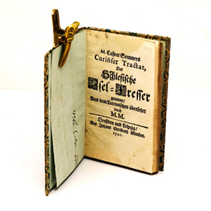 Los 1725 - Sommer, Caspar - Curiöser Tractat, Der Schlesische Esel-Fresser genannt. Dresden und Leipzig, J. C. Mieth, 1701. - Selten - 0 - thumb