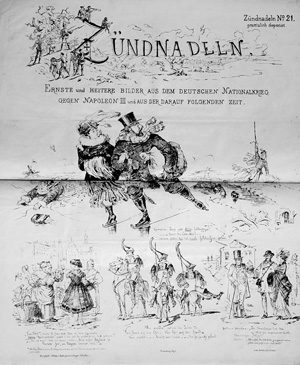 Los 1759 - Zündnadeln - Ernste u. heitere Bilder aus dem deutschen Nationalkrieg gegen Napoelon III. - 0 - thumb