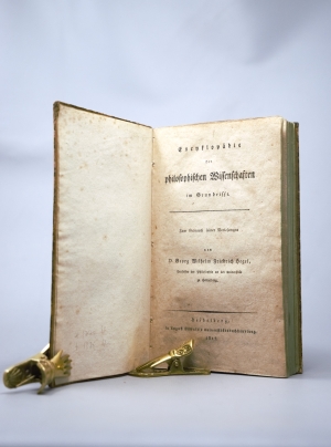Los 1771 - Hegel, Georg Wilhelm Friedrich - Encyklopädie der philosophischen Wissenschaften im Grundrisse. Heidelberg, August Oßwald, 1817 - 2 - thumb