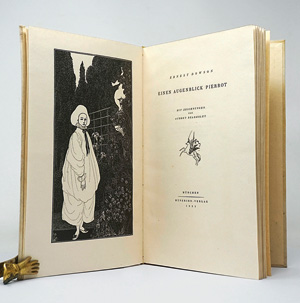 Los 3022 - Dowson, Ernest und Beardsley, Aubrey - Einen Augenblick Pierrot. München, Hyperion, 1921 - 0 - thumb
