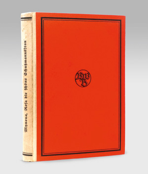 Lot 3264, Auction  125, Mynona, Rosa die schöne Schutzmannsfrau. Leipzig, Verlag der Weißen Blätter, 1913. - Erste Ausgabe der ersten Veröffentlichung Friedlaenders unter dem Pseudonym "Mynona"