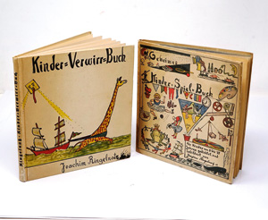 Los 3305 - Ringelnatz, Joachim - Geheimes Kinder-Spiel-Buch. Potsdam, Gustav Kiepenheuer, 1924. - Mit Beigabe - 0 - thumb