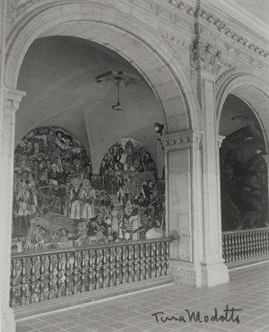 Lot 4215, Auction  125, Modotti, Tina, Diego Rivera Mural, Palacio Nacional, Mexico City