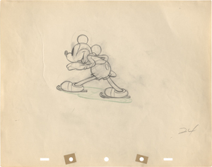 Lot 7181, Auction  125, Walt Disney Studio, Mickey Mouse on Skates