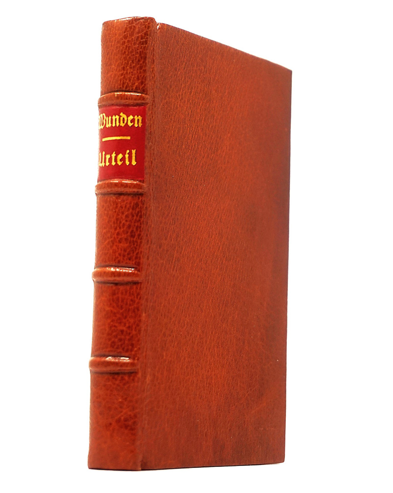Lot 323, Auction  125, Pfitzer, Johann Nicolaus, Vernünfftiges Wunden-Urtheil. Nürnberg, Johann Andreas Endter und Erben Wolfgang Endter des Jüngeren, 1668