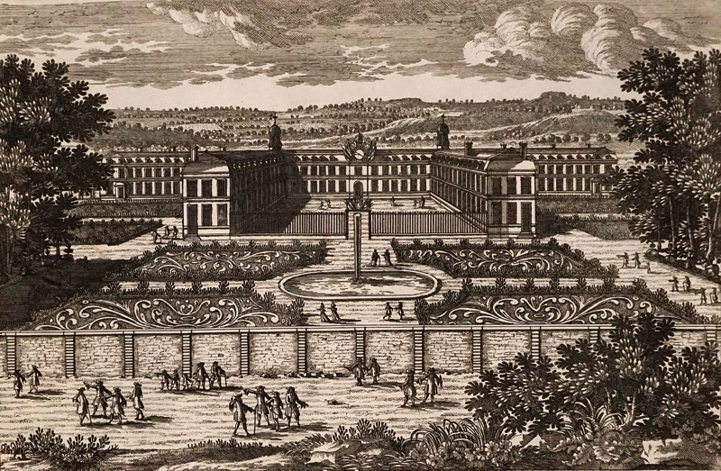 Lot 894, Auction  125, Perelle, Gabrielle und Nicolas, Sammelband mit 89 Kupfertafeln aus verschiedenen graphischen Folgen mit Ansichten von Paris, Versailles und Umgebung. Paris, Mariette bzw. Langlois, um 1680