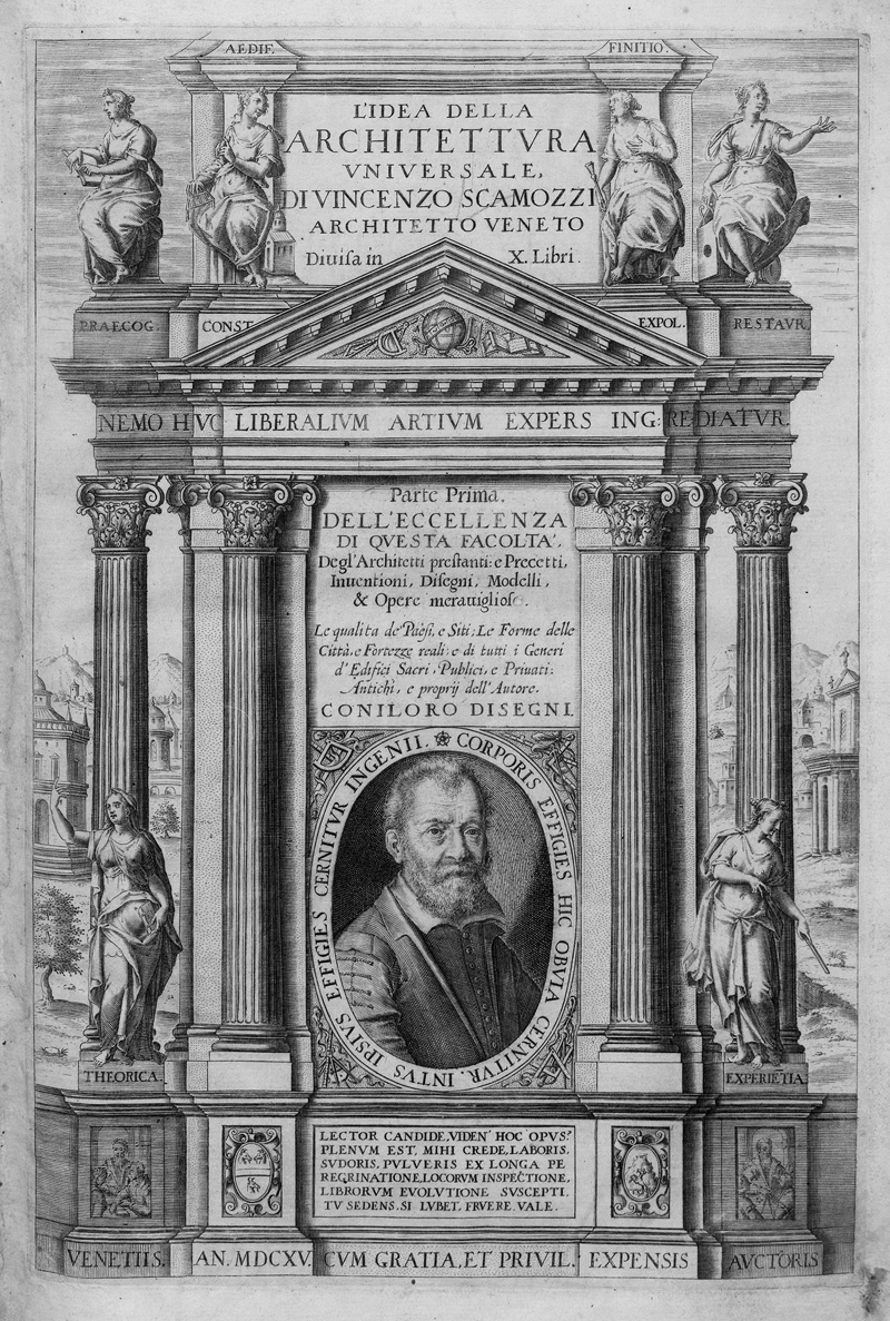 Lot 907, Auction  125, Scamozzi, Vincenzo, Dell'idea della architettura universale. Venedig, G. Valentino, 1615. - Erste Ausgabe