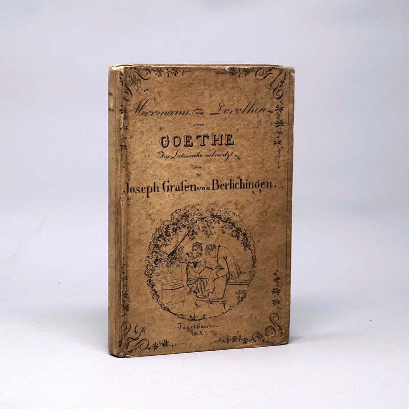 Lot 1569, Auction  125, Goethe, Johann Wolfgang von, Hermann und Dorothea. Jagsthausen 1828. - Einzige Ausgabe